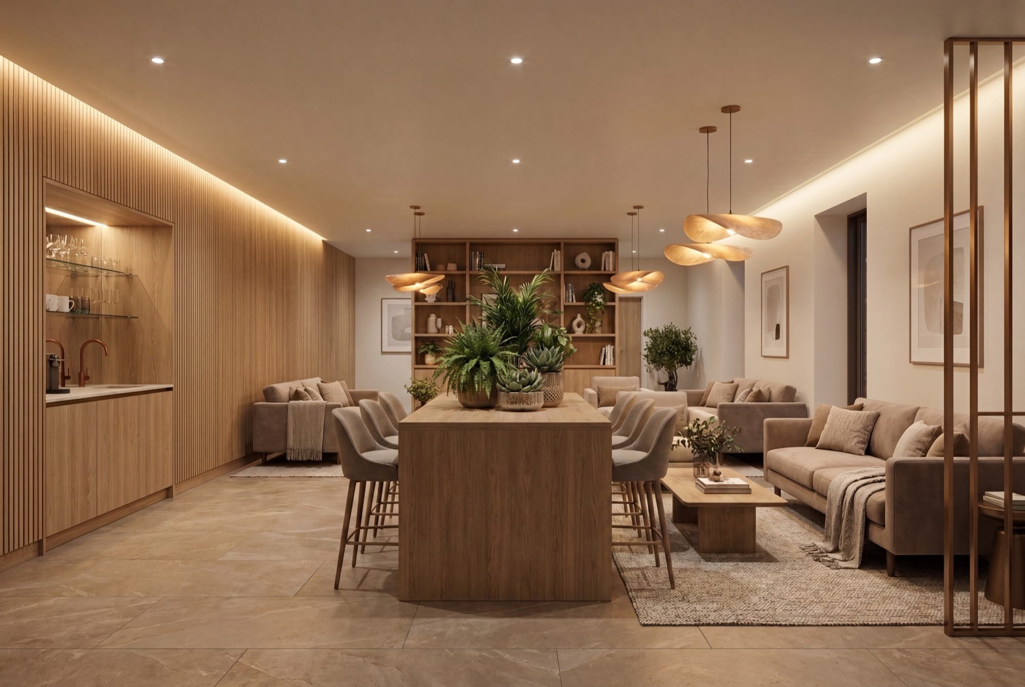 The residents' lounge at Imperial Exchange